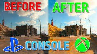 How to make REBIRTH ISLAND look BEAUTIFUL on CONSOLE!!| Xbox and PS4 Graphics Settings| Warzone 3 