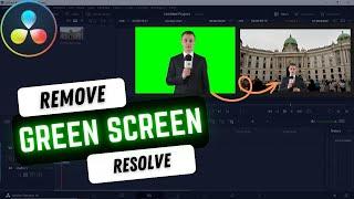 How to Remove Green Screen in Resolve | DaVinci Resolve 18 Tutorial