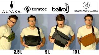 Top 5 BEST Crossbody Sling Bags for ANY Occasion! Small, Medium & Large. (Review, Packed & On Body)