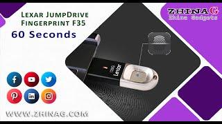 Lexar JumpDrive Fingerprint F35 In 60 Seconds By Zhina Gadgets