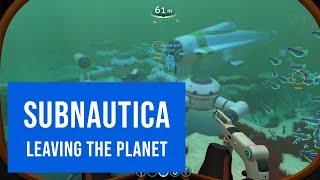 Subnautica ending, leaving on the Neptune Escape Rocket