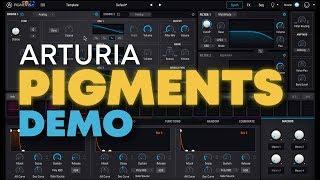 Arturia Pigments wavetable synth demo & sounds