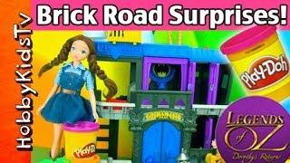 Dorothy Oz PLAY-DOH Surprise Toys! Yellow Brick Road Eggs HobbyKidsTV