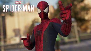 Spider-Man PC - Photorealistic TASM 2 Suit MOD Free Roam Gameplay!