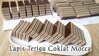 WANGI DAN LEMBUT. LAPIS TERIGU COKLAT MOCCA SUPER CANTIK DAN LEGIT