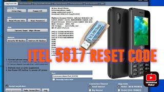 itel 5617 reset code