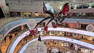 New Year's mood in Afimall - Moscow City. A walk through the shopping center