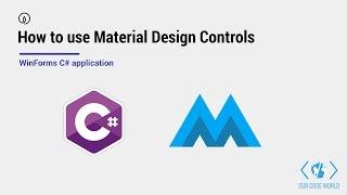 How to use Material Design Controls with C# in your WinForms application