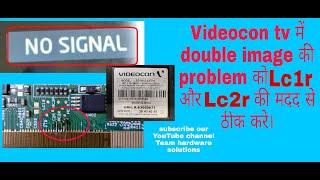 Double image problem in videocon Led tv!! 2022 #ledtvrepair #panelrepair