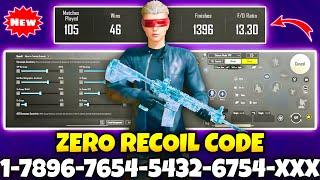 BGMI 3.5 UPDATE SENSITIVITY CODE | BGMI BEST SENSITIVITY SETTINGS | BGMI ZERO RECOIL SENSITIVITY