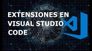 Visual studio code | extensiones