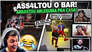 Paulinho o Loko Arrastou Arlequina pro Quarto e Deu Ruim kkkk | visão DELES Com Reação do Coringa