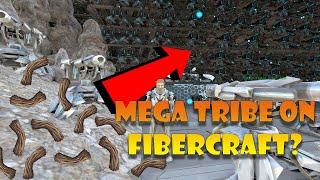 When a 10 member tribe Joins Fibercraft - This is what happens | Ark pvp