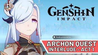 Archon Quest “Interlude Chapter - Act 1 - The Crane Returns on the Wind” - Genshin Impact