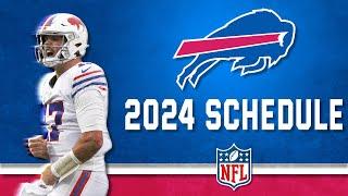 Buffalo Bills 2024 Schedule Release - NFL Gameplan