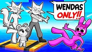 PINKI on WENDA FAMILY One Raft! (Sprunki)