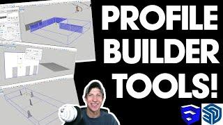 The 11 BEST TIMESAVING TOOLS in Profile Builder for SketchUp!