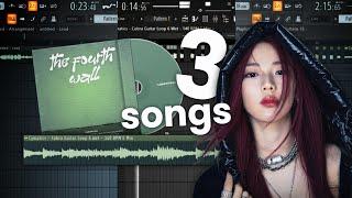 turning one sample into 3 different kpop songs