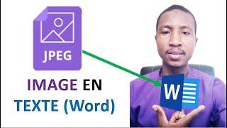 CONVERTIR UNE IMAGE/PHOTO EN DOCUMENT WORD MODIFIABLE (Tutoriel Facile)