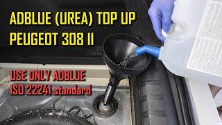 Peugeot 308 T9 AdBlue top up (Urea) ISO 22241 standard, OEM Number 1660724480