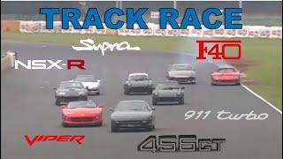 [ENG CC] Track Race #65 | F40 vs Supra vs 911 vs NSX-R vs 456GT vs RT/10