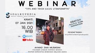 Strategy Lolos UTBK 2021 - WEBINAR SOALKUPEDIA #9