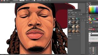 How To Cartoon / Max Tutorial  ADOBE ILLUSTRAT