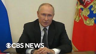 Russian President Vladimir Putin declares martial law in regions of Ukraine