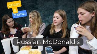 Inside Russian Mcdonald's: Menu & Prices