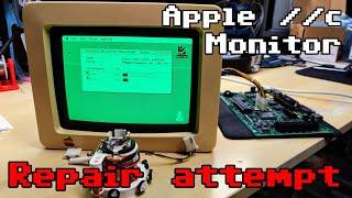 Can I fix this broken Apple IIc Monitor?