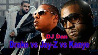 Drake vs Jay-z vs Kanye West Mixed by DJ Dan | 1hr of the best of Drake, Jay-Z and Kanye West songs