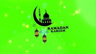 Ramadan Kareem Welcome Green Screen Animation Effect