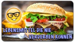 10 LEBENSMITTEL, DIE NIE VERDERBEN | JustJonas 