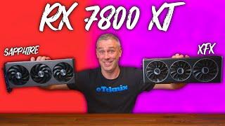 AMD RX 7800 XT Review Ft XFX & Sapphire [Benchmarks | Power | Thermals]