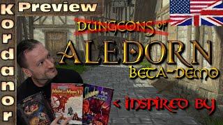 Aledorn - "Old School Hardcore RPG" - Preview (Beta-Demo) [EN] by Kordanor