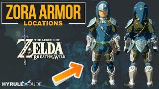 How to Obtain the *FULL* Zora Armor Set - Legend of Zelda: Breath of the Wild