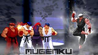 Lord Ryu vs Shin Ryu, Evil Ryu, Master Ryu, Mystikblaze Evil Ryu. Street Fighter MUGEN Multiverse