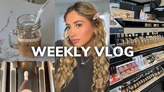 WEEKLY VLOG  getting my life together, working out, grocery shopping & cooking!!