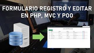 Formulario HTML en PHP, MVC y POO - Clase 20