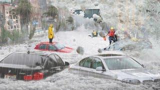 6 minutes ago, France was in chaos! Hail as high as 5 inches damaged homes and vehicles