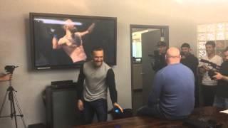 Conor McGregor fights Dana White... virtually