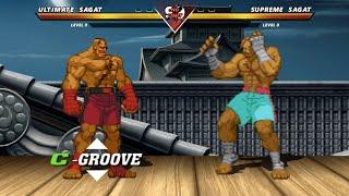 ULTIMATE SAGAT vs SUPREME SAGAT -  Amazing epic fight battle !