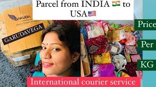 How to send Package-Courier from India to USA| GARUDAVEGA courier service charges to america per kg