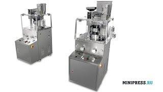 Automatic rotary press for tabletting pharmaceutical powders Minipress.ru