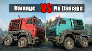 Snowrunner: How damage affect truck performance | Engine Tank Gearbox Suspension & Tires