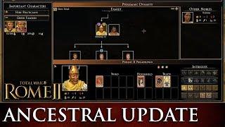 Total War: ROME 2 - Family Tree & Graphical Improvements