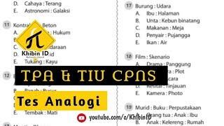 Tes analogi #2 | TPA TIU CPNS