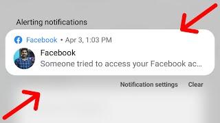 Fix someone tried to access your facebook account | we noticed a login from a browser problem