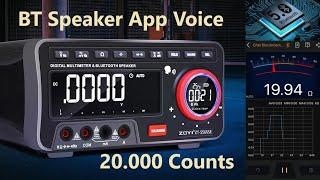 TA-0386: Zotek Zoyi ZT-5566 SE - Desktop Multimeter BT Speaker App