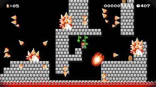 Mutant spike monster2 (トゲトゲ達の逆襲) [Spikes Counterattack] by SЯENT [SRENT] Super Mario Maker 1 #clp